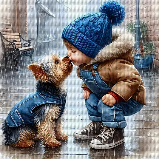 Full Embroidery Eco Cotton 11CT Cross Stitch Kit 40x40cm