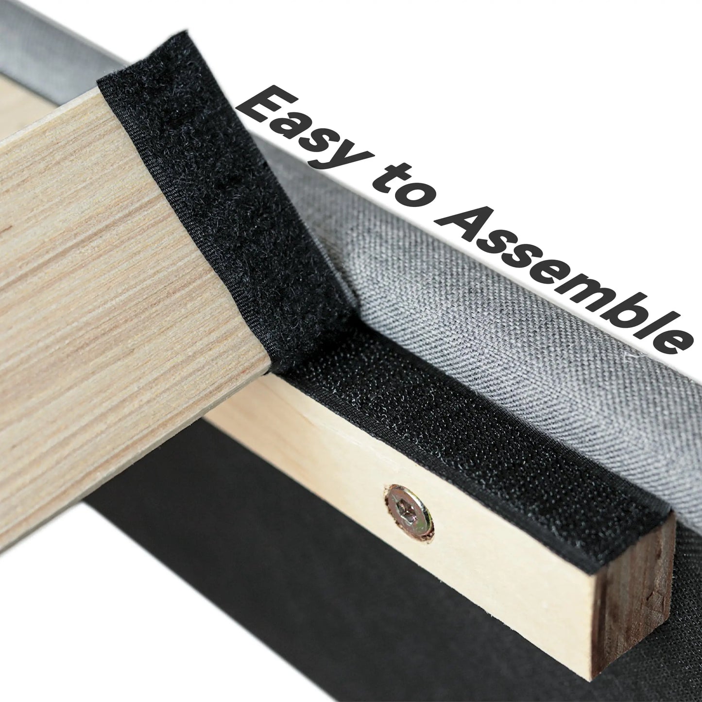 LIKIMIO Upholstered Bed Frame With Underbed Drawers