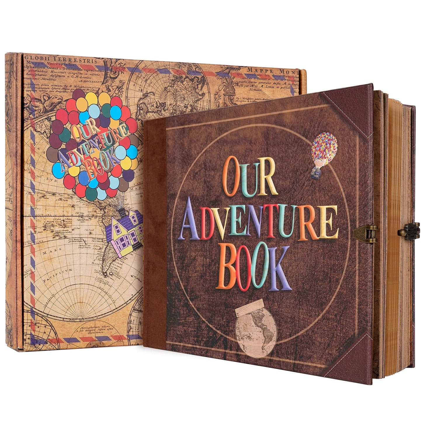 Our Adventure Book 146 Page DIY Handmade Photo Album Scrapbook Retro Kraft