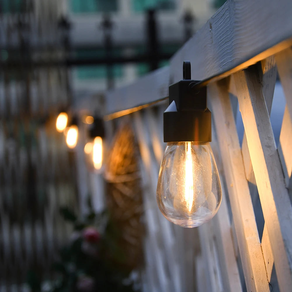 Arbrac 15M LED String Lights Festoon Shatterproof Outdoor