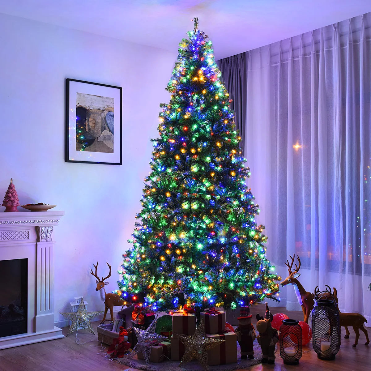 Multigote Prelit Christmas Tree With 1000 LED Lights