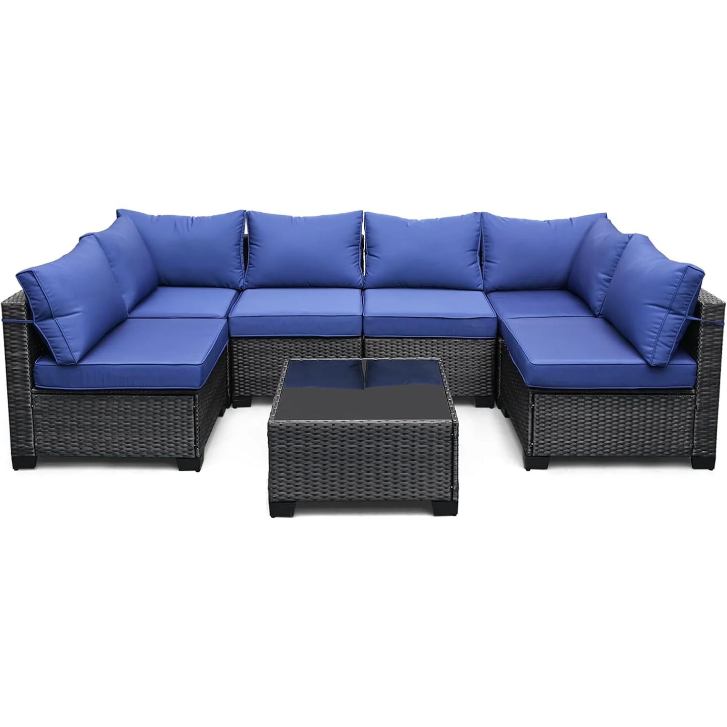 HobbyLane 7 Piece Modular Outdoor Furniture Set