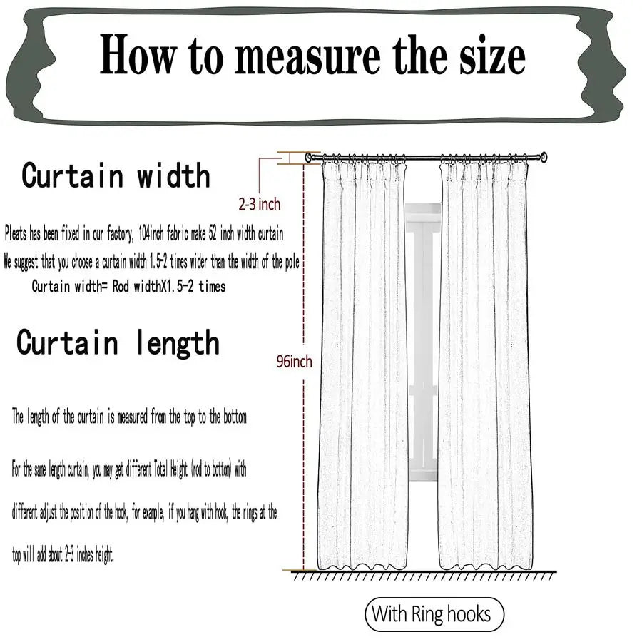 Sheer Pinch Pleated Curtains Lightweight Light Filtering For Living Room