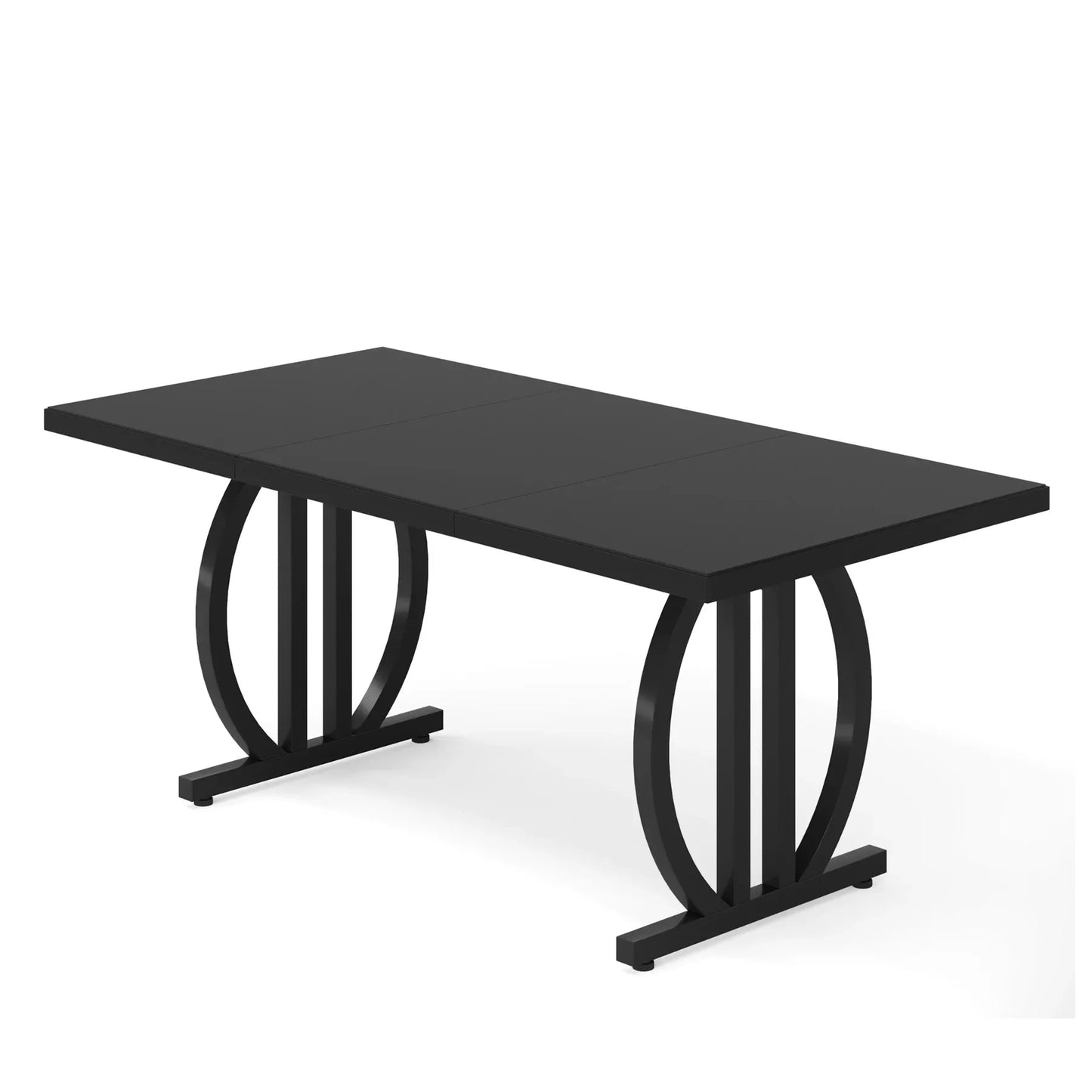 Tribesigns Dining Table For Four To Six Modern Industrial