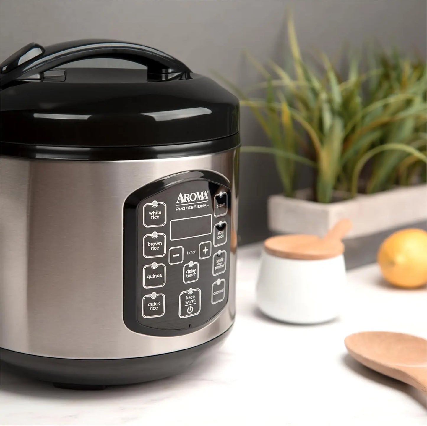 Digital Rice Cooker And Multicooker And Steamer And Oatmeal Cook
