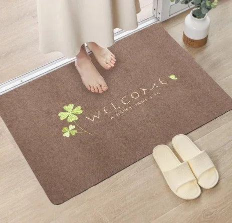Solid Welcome Entrance Doormats For Home Hallway Non Slip